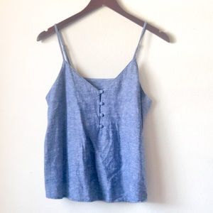 Abound Linen Blend Button Front Camisole